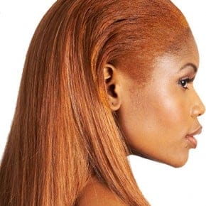 auburn brown hair color on black women